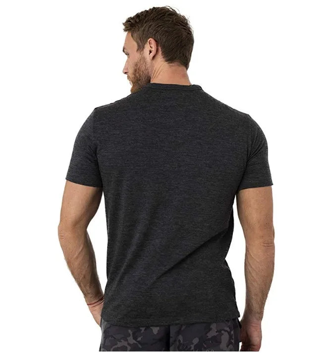 100% Superfine Merino Wool T shirt Mens Base Layer Merino Shirt Wicking Breathable Quick Dry Anti-Odor No-itch USA Size