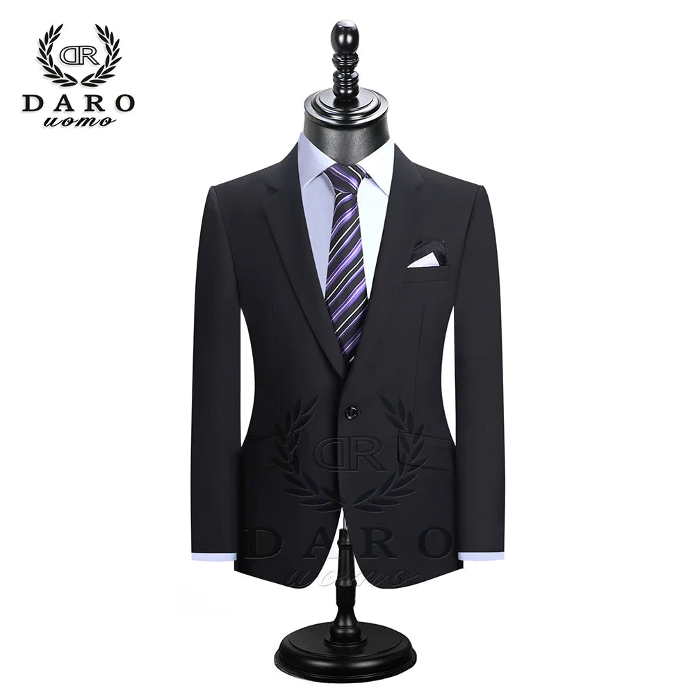 2025 DR  DARO UOMO Men Suits Blazer With Pants Slim Fit Casual One Button Jacket for Wedding DR8158