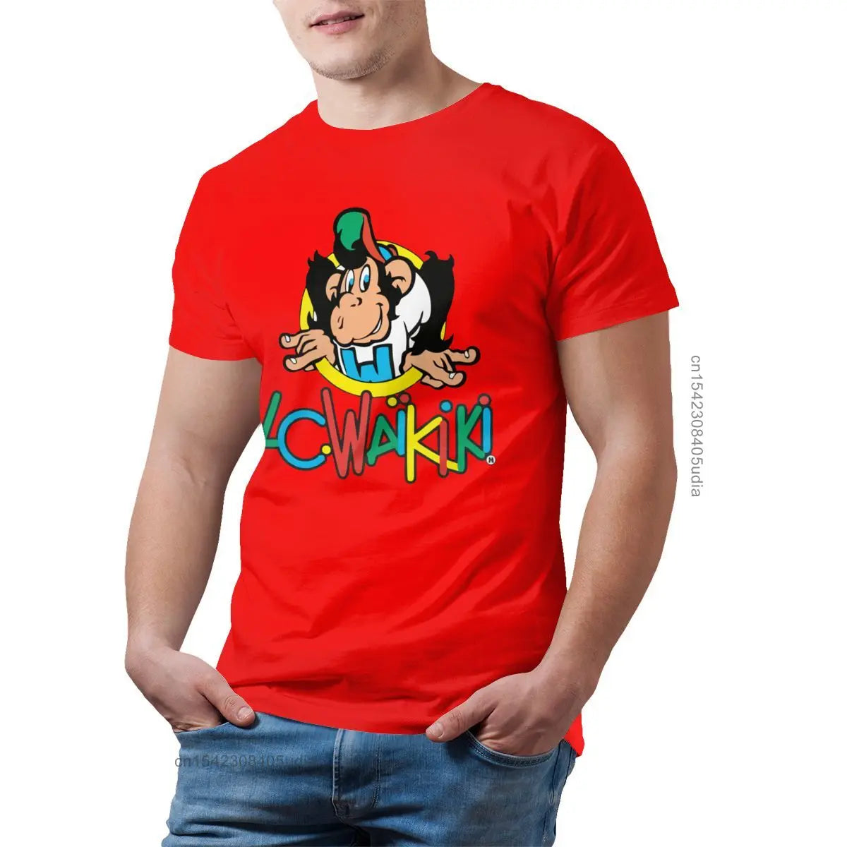 Monkey Tshirts Lc Waikiki Monkey Merchandise T Shirt Graphic Cotton Tee Shirt Mens Short Sleeves Beach Tshirt Camisas