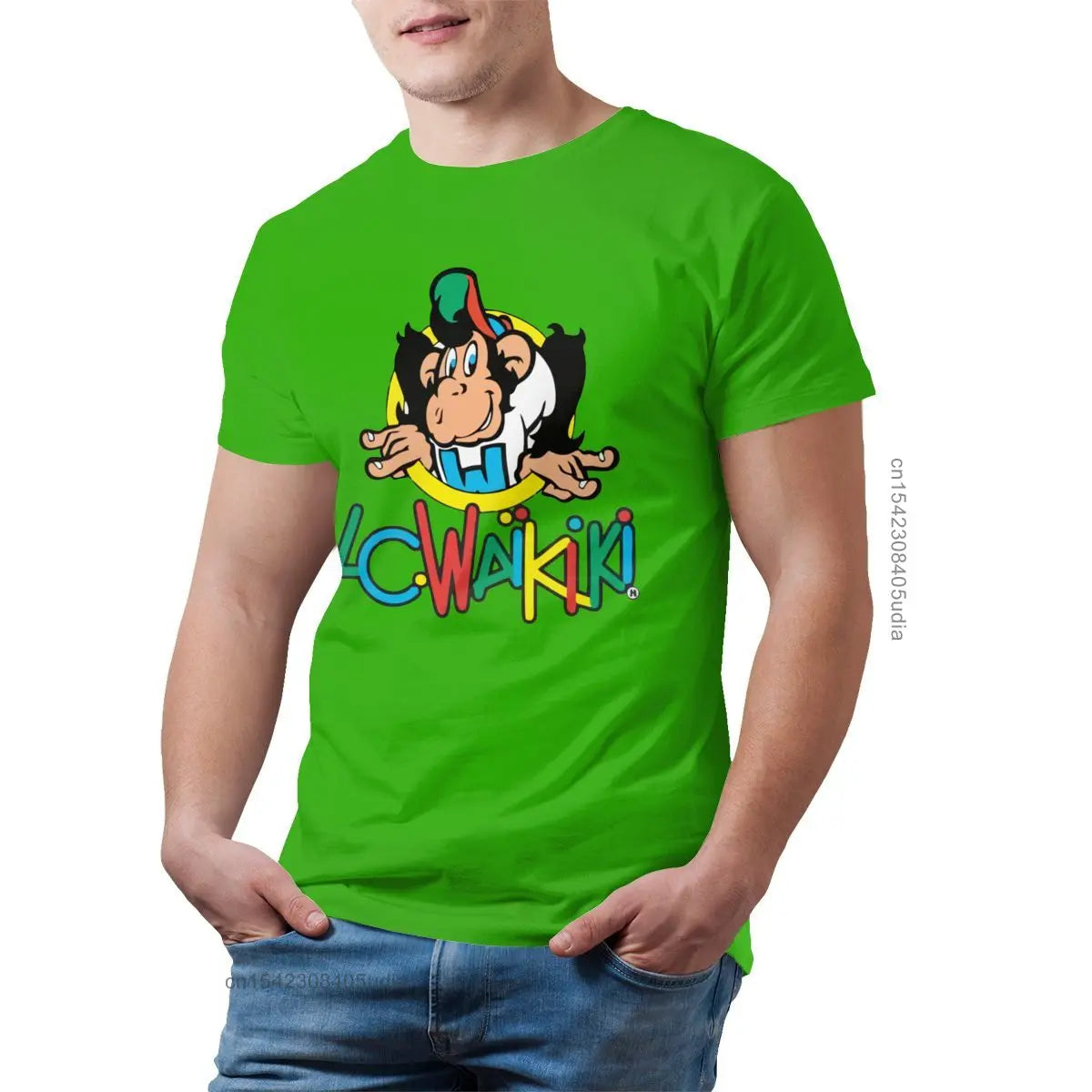 Monkey Tshirts Lc Waikiki Monkey Merchandise T Shirt Graphic Cotton Tee Shirt Mens Short Sleeves Beach Tshirt Camisas