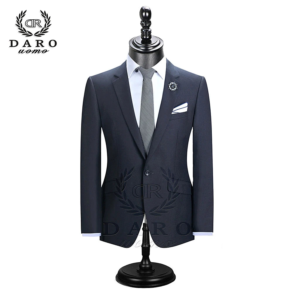 2025 DR  DARO UOMO Men Suits Blazer With Pants Slim Fit Casual One Button Jacket for Wedding DR8158