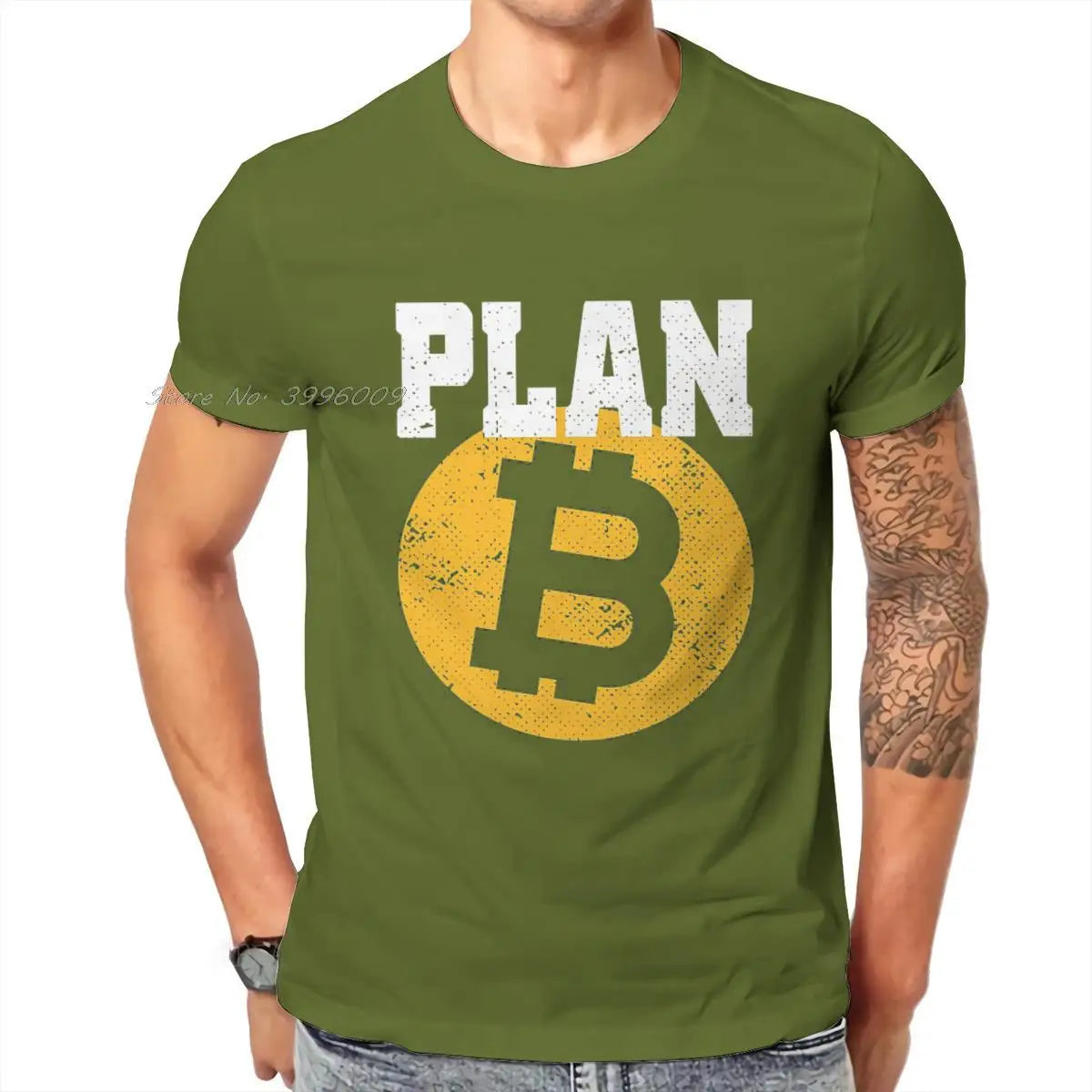 Crypto Cryptocurrency Bitcoin Plan B T Shirt Classic Grunge High Quality Tshirt Loose Crewneck Short Sleeve
