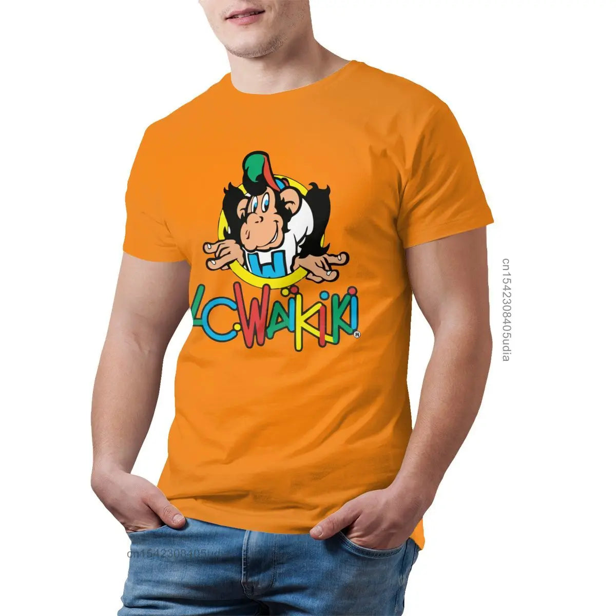 Monkey Tshirts Lc Waikiki Monkey Merchandise T Shirt Graphic Cotton Tee Shirt Mens Short Sleeves Beach Tshirt Camisas