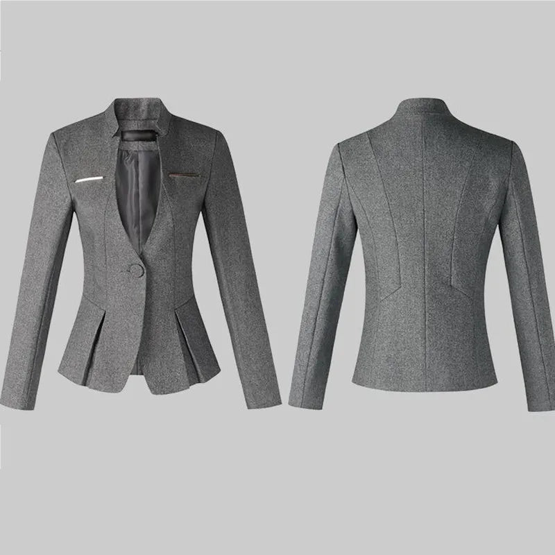 Naviu New Fashion High Quality Ensemble Femme 2 Pièces Pant Suits For Women Clothes Office Lady Formal Work Wear Uniform