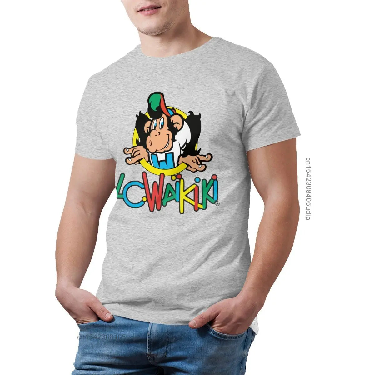 Monkey Tshirts Lc Waikiki Monkey Merchandise T Shirt Graphic Cotton Tee Shirt Mens Short Sleeves Beach Tshirt Camisas