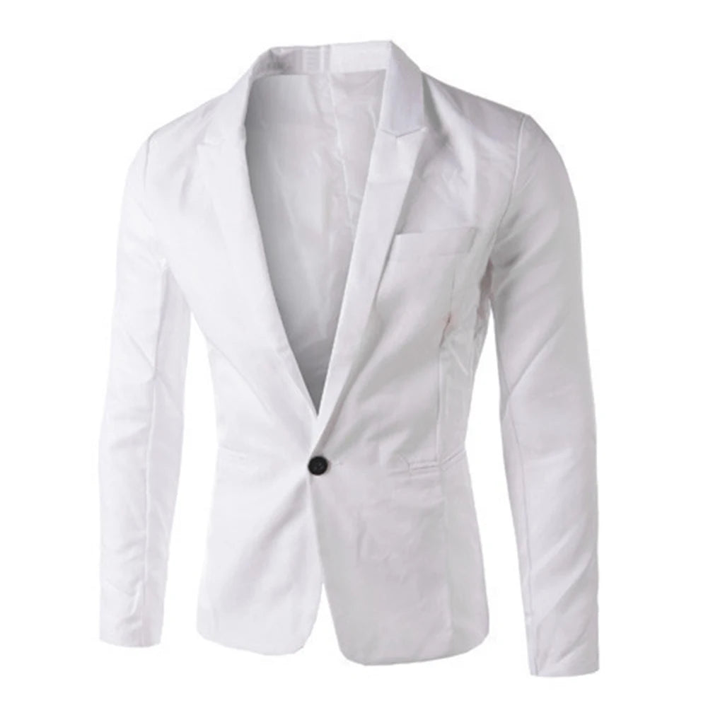 Autumn Men s Suit 8 colors male Suits business Jackets Coat Fashionable white black grey M 3XXXL