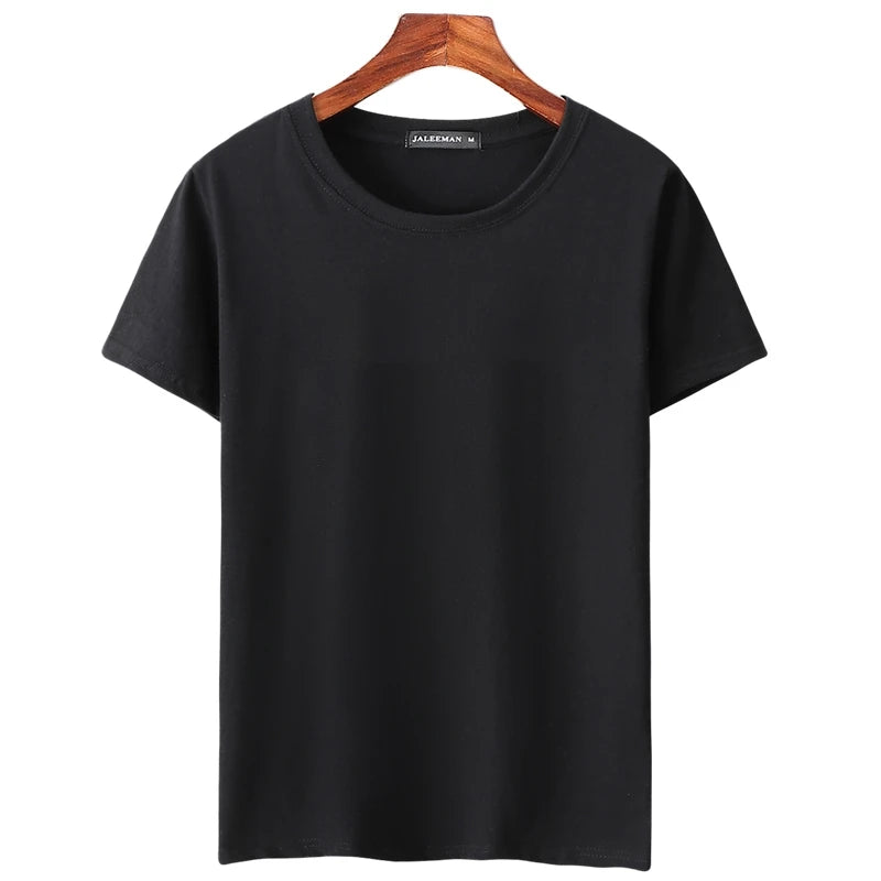 oversized 6 Pcs/Lot Fashion Men's T-Shirts Casual Short Sleeve T-shirt for Men Solid Cotton Tee Shirt Summer Clothing Size 5XL