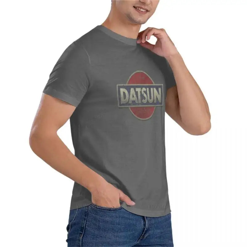 summer men t-shirt black man tshirt Datsun Rising Sun Classic T-Shirt customized funny t shirt graphic korean fashion