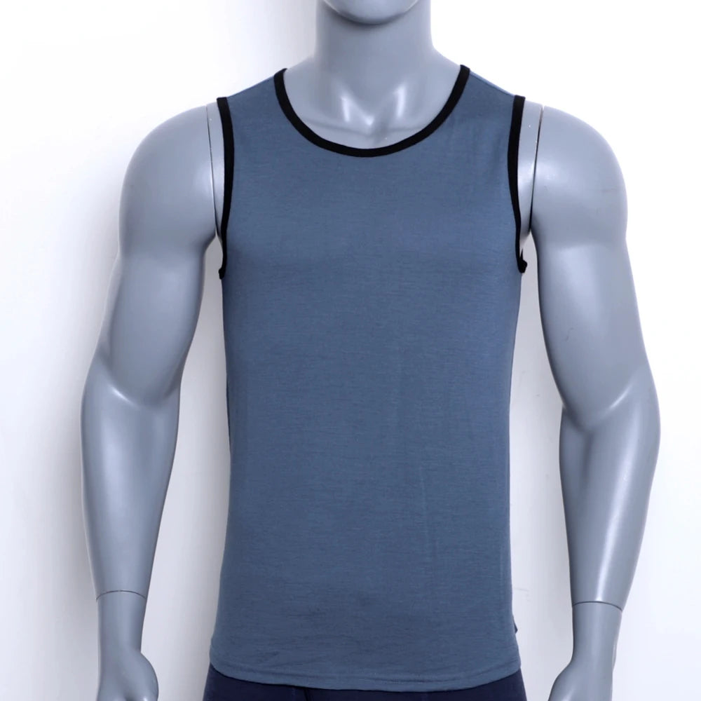 100% Merino Wool Tank Top Men Ultralight Merino Wool Base Layer Tank Tops Men Sleeveless Shirt Wicking Breathable Anti-Odor