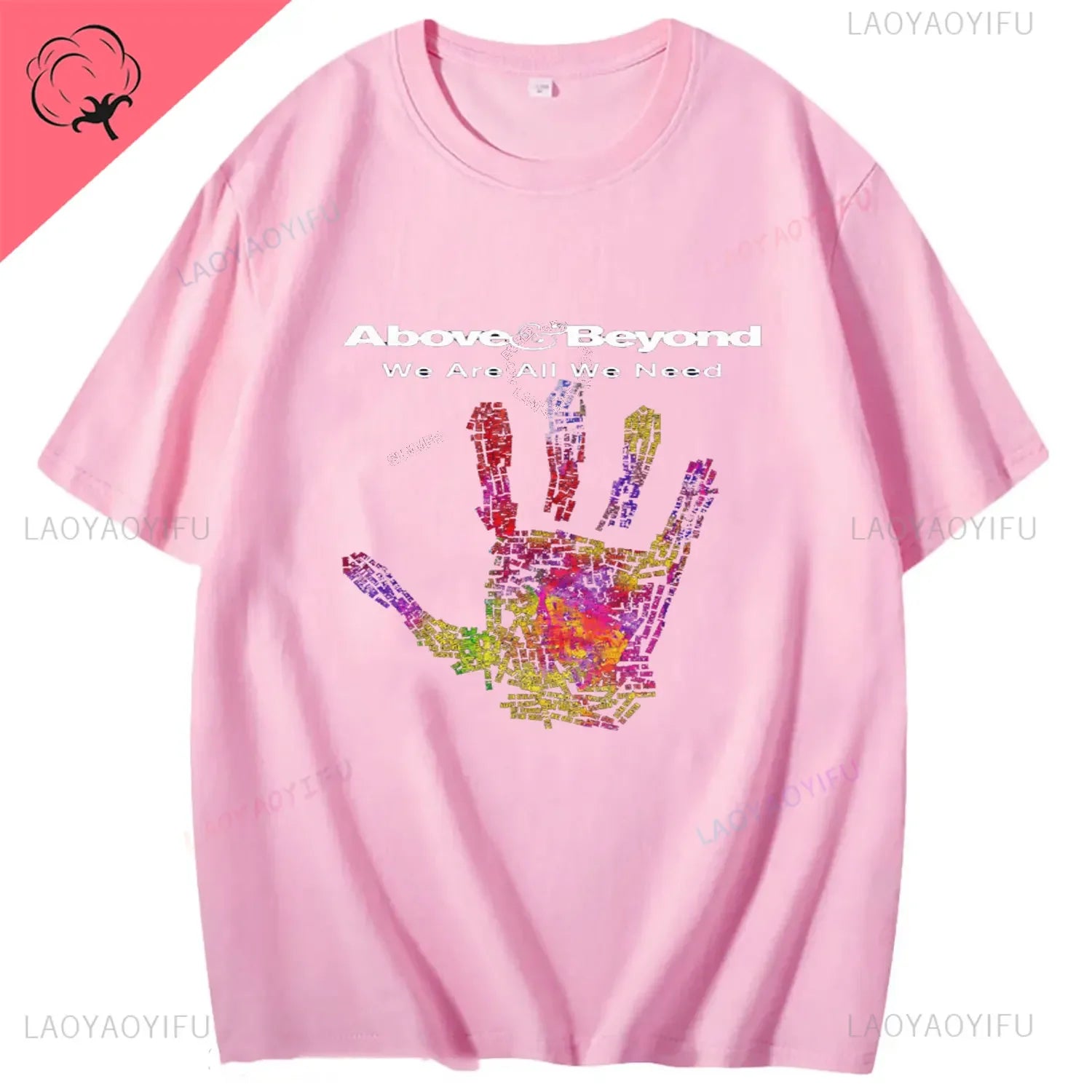 ANJUNABEATS Above & Beyond DJ Trance Music Printed 100% Cotton T Shirts Short Sleeve We Are We Need Tees Street Wear T Shirt Top