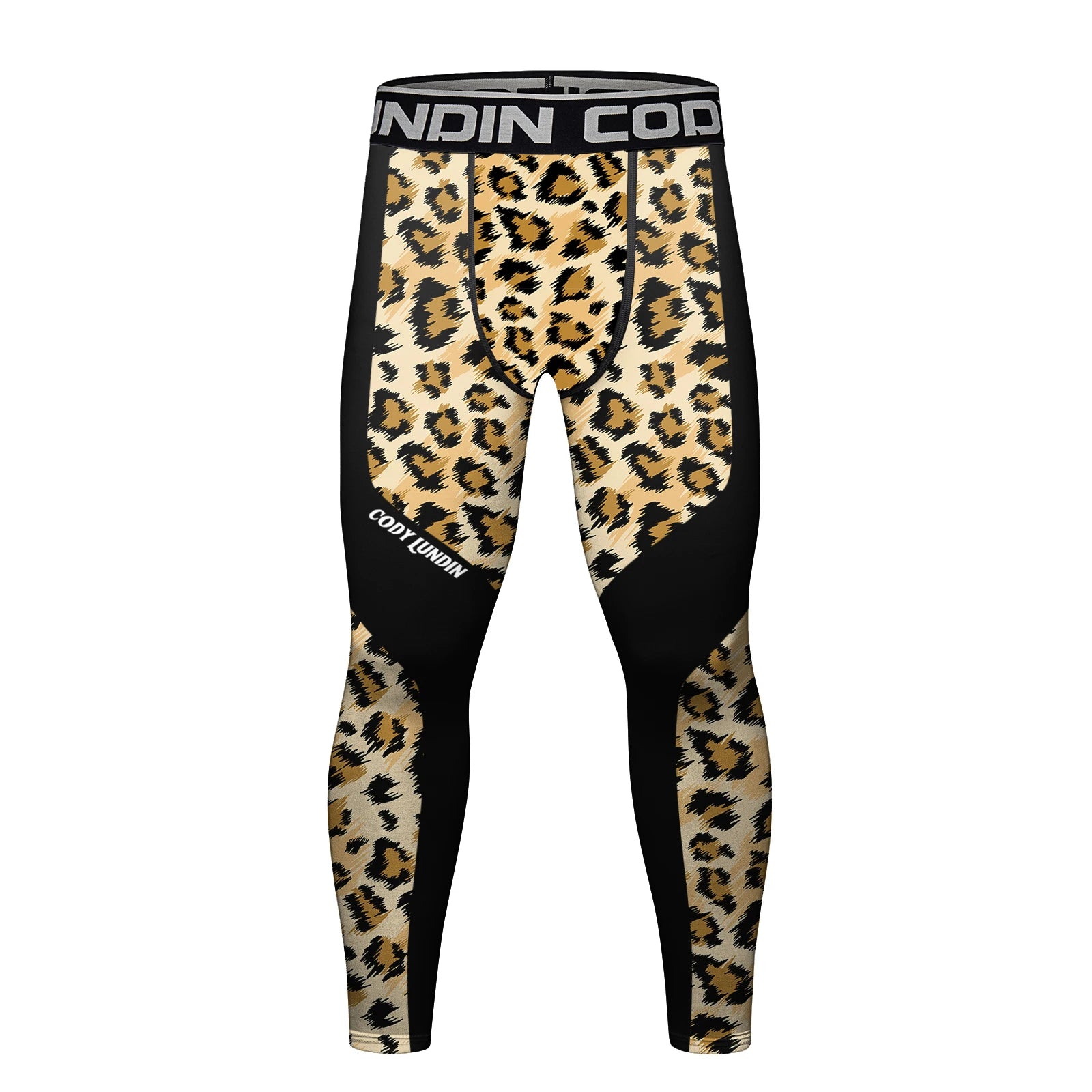 Cody Lundin Men's Jiu Jitsu Spats Stappling Compression Tights Pant Training BJJ No Gi Grappling Leggings Gym Fitness Trousers