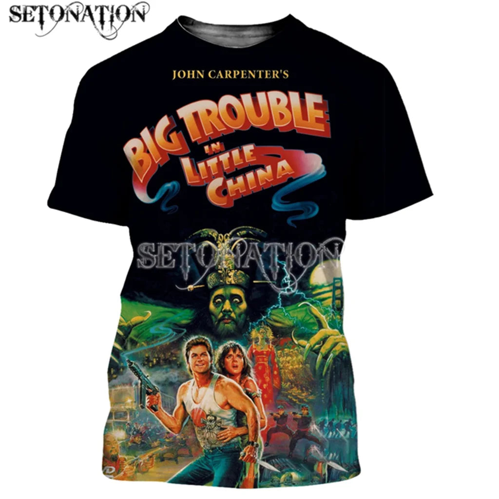 Big Trouble in Little China men-women-New-fashion-cool-3D-print Harajuku-style-tshirt-streetwear-summer tops