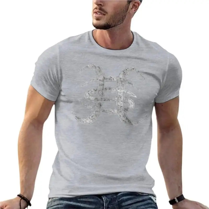 Heroes Del Silencio E Bunbury Distressed Logo Oversize T-Shirt Personalized Men'S Clothing Short Sleeve Streetwear Big Size Tops