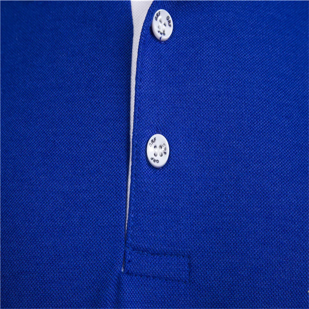 Dropshipping 5 Sets Polo Giraffe Shirt Men Quality Embroidery Summer Short Sleeve Polo Casual Business Social Mens Polos BR Size