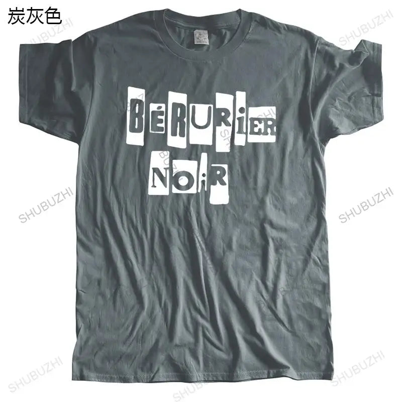 New cotton tees fashion t-shirt Men o-neck summer tshirt berurier noir unisex tee-shirt women loose cool top printing tees
