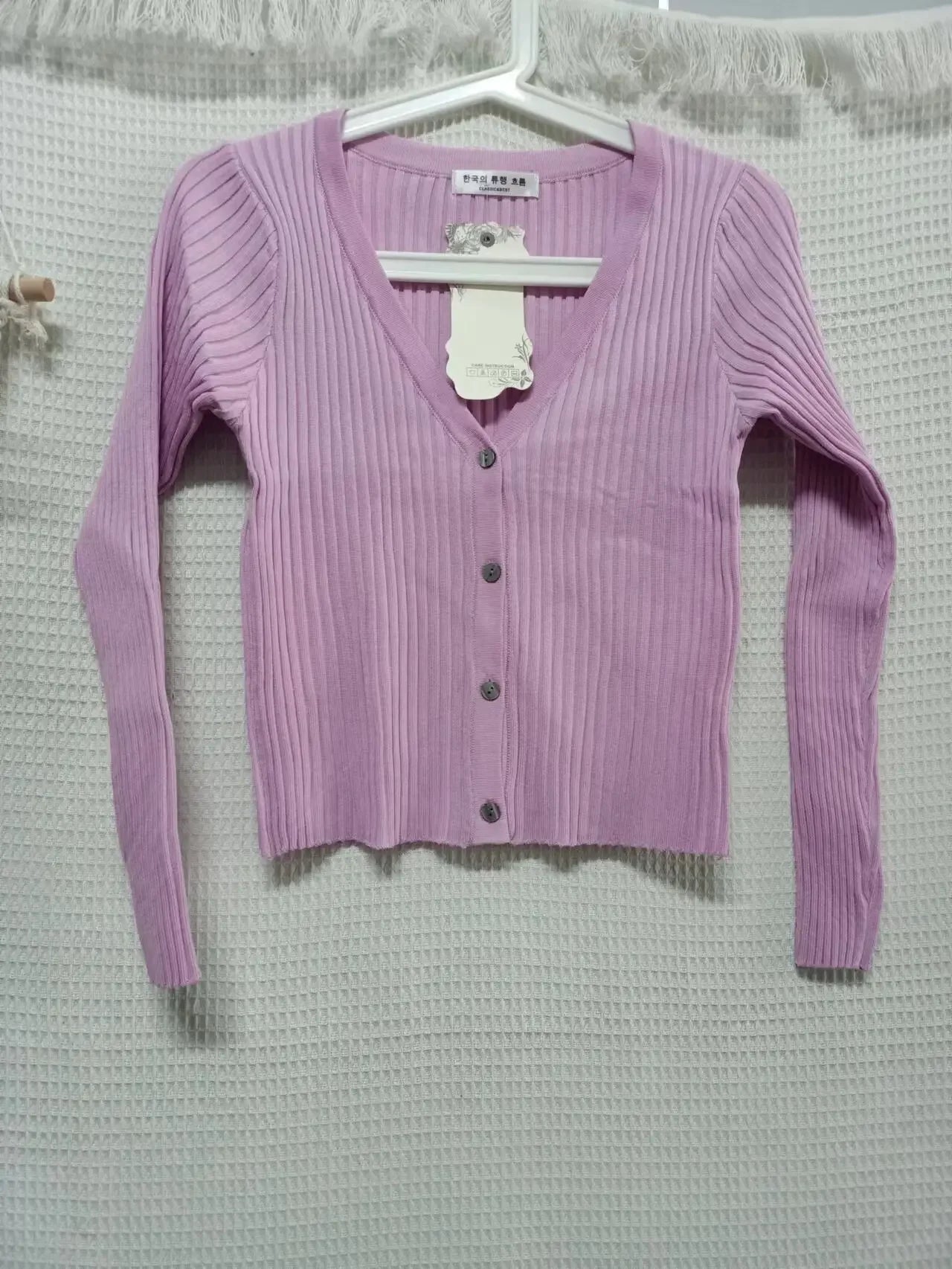 Neploe Spring Newly Patchwork Women Cardigans 2025 Fashion Slim Ladies Knitted Sweater Long Sleeve Buttons Sweaters 65057