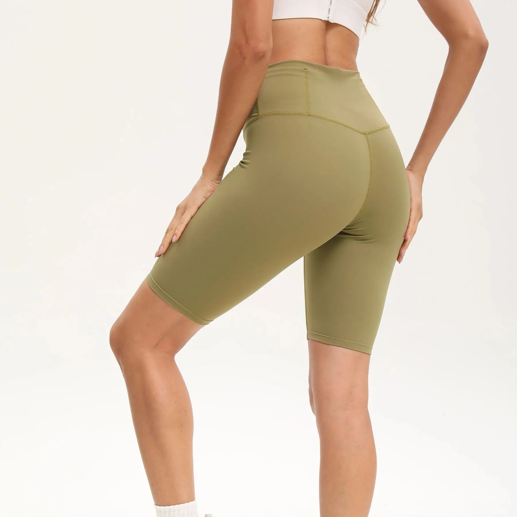 S-XXXL Bike Shorts Women High Waist 3 Pockets Workout Yoga Shorts Stretch Gym Fitness Comfort Ready to Wear Activeweanning Pants