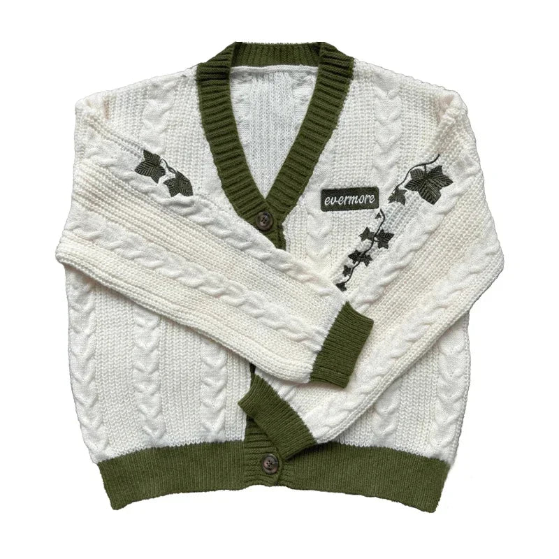 Lover Cardigan with Star Embroidery Pink Heart Cosy Soft Knit TS Cardigan Tay Sweater Jacket Vintage Fall Winter 1989