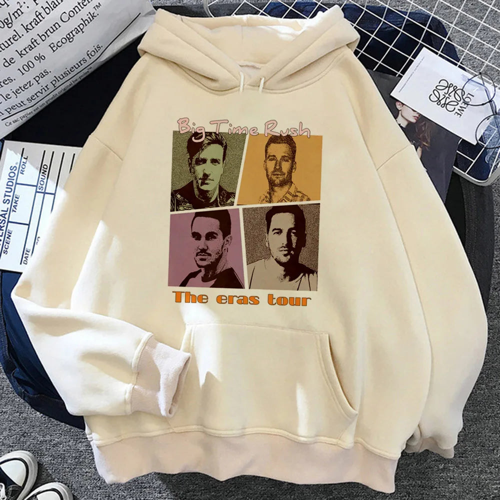 Big Time Rush hoodie youthful soft fabric harajuku trendy teen tracksuits casual wear printed design youthful trendy
