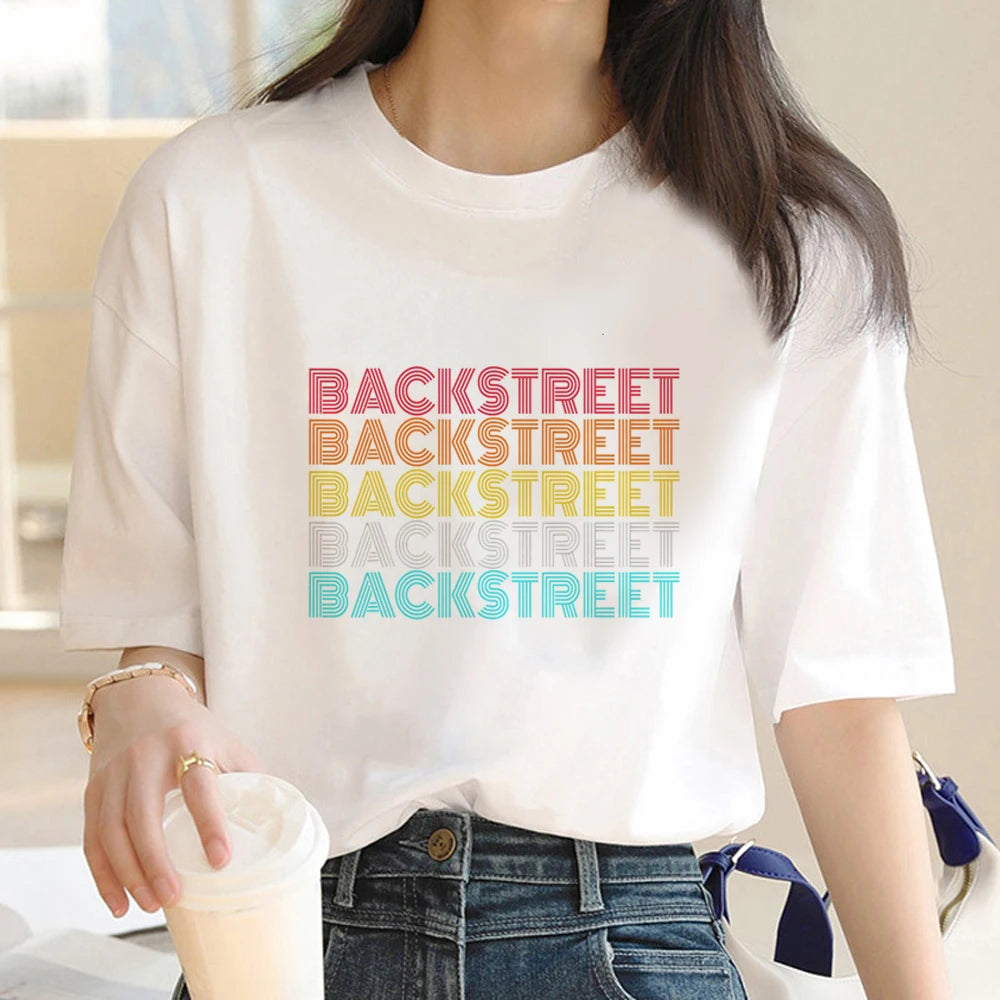 Backstreet Boys Dna 2022 Tour summer top tshirt women 2022 japanese grunge funny tshirt clothes couple clothes