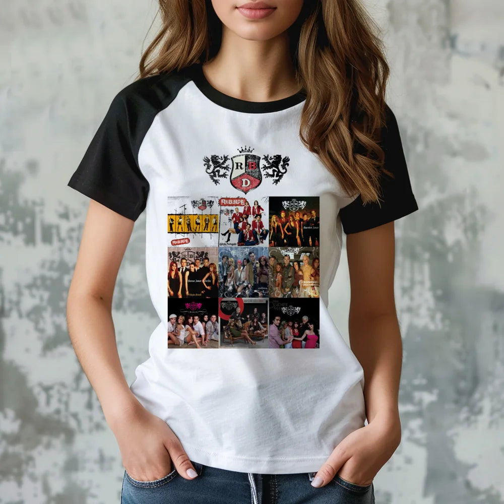 Rbd t shirt women harajuku t-shirts female comic graphic funny clothing