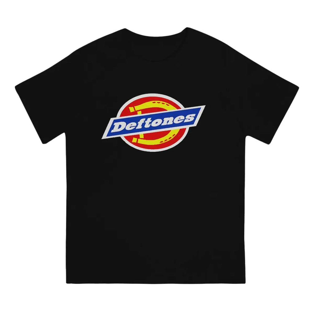 Appealing T Shirt for Men Pure Cotton Vintage T-Shirts Crewneck Deftones Tee Shirt Short Sleeve Clothing Birthday Present