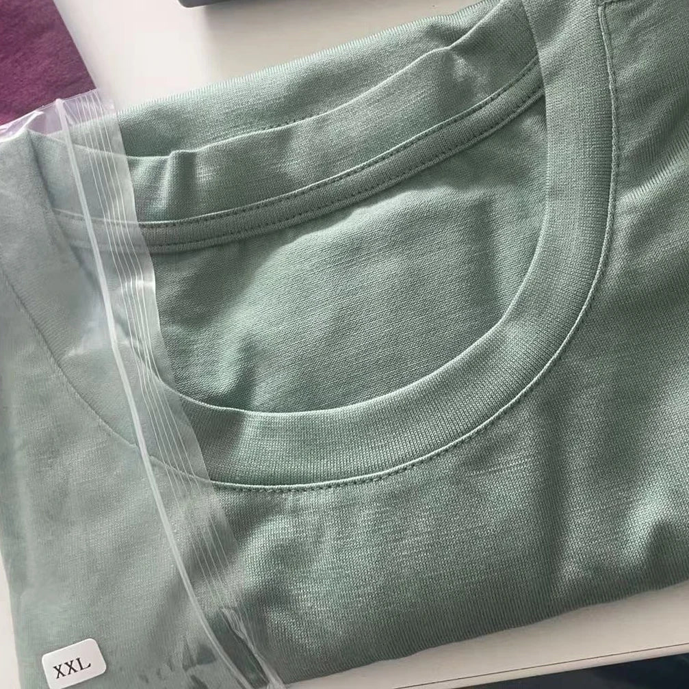Men's Merino Wool Base Layer Tee T-Shirt 180GSM Wicking Breathable Quick Dry Anti-Odor ASIA Size