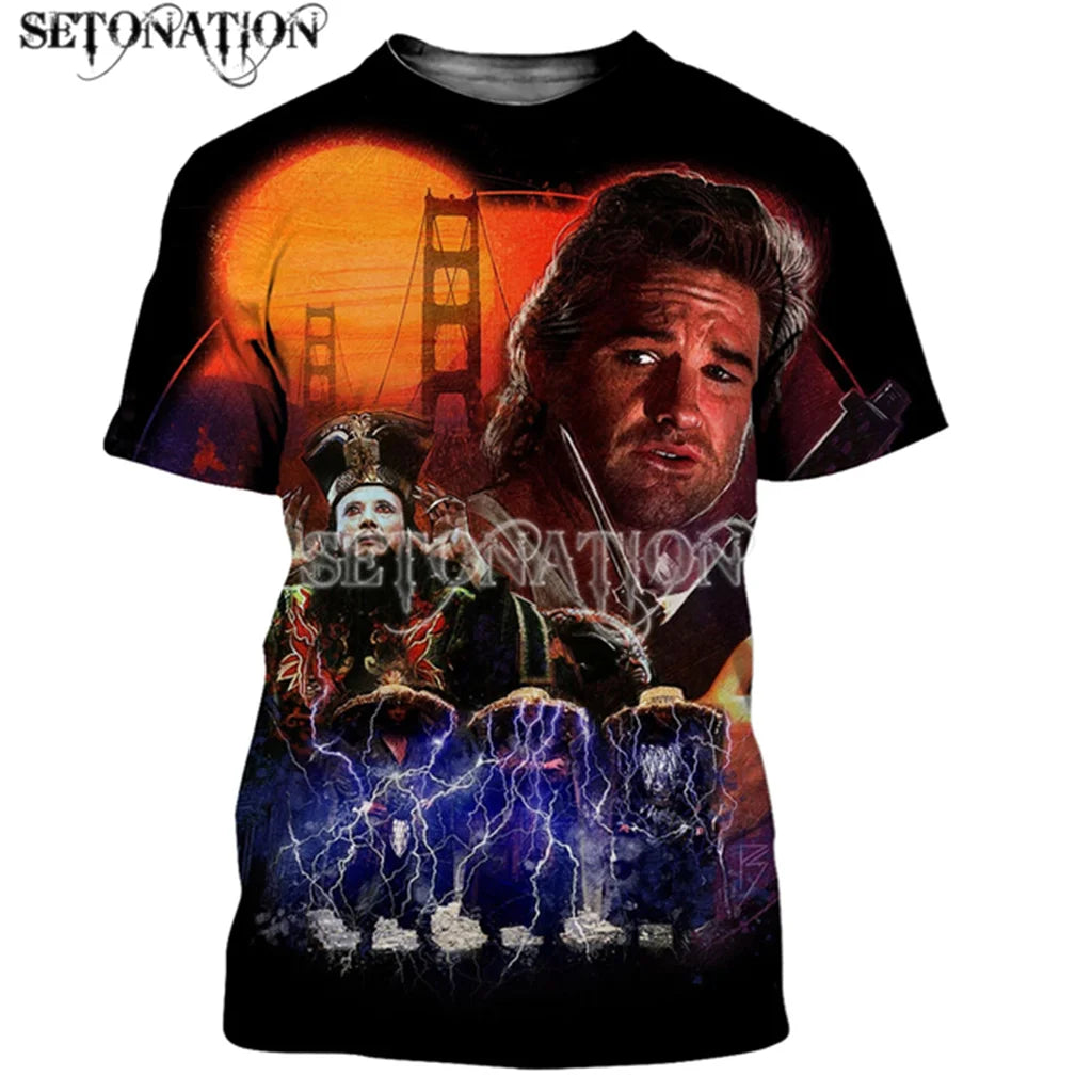 Big Trouble in Little China men-women-New-fashion-cool-3D-print Harajuku-style-tshirt-streetwear-summer tops