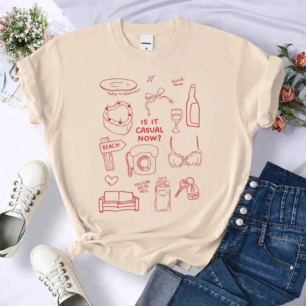 Chappell Roan tshirt women designer manga tshirt female comic Japanese streetwear clothing