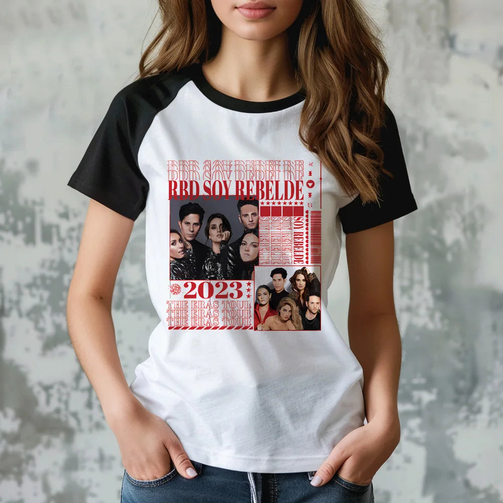 Rbd t shirt women harajuku t-shirts female comic graphic funny clothing