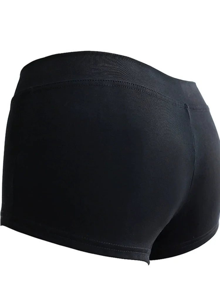 WOMENGAGA Simple Black Dance Fitness Running Ultra Short Sports Casual Shorts Female Summer Tight Low Waist Sexy Korean US8F
