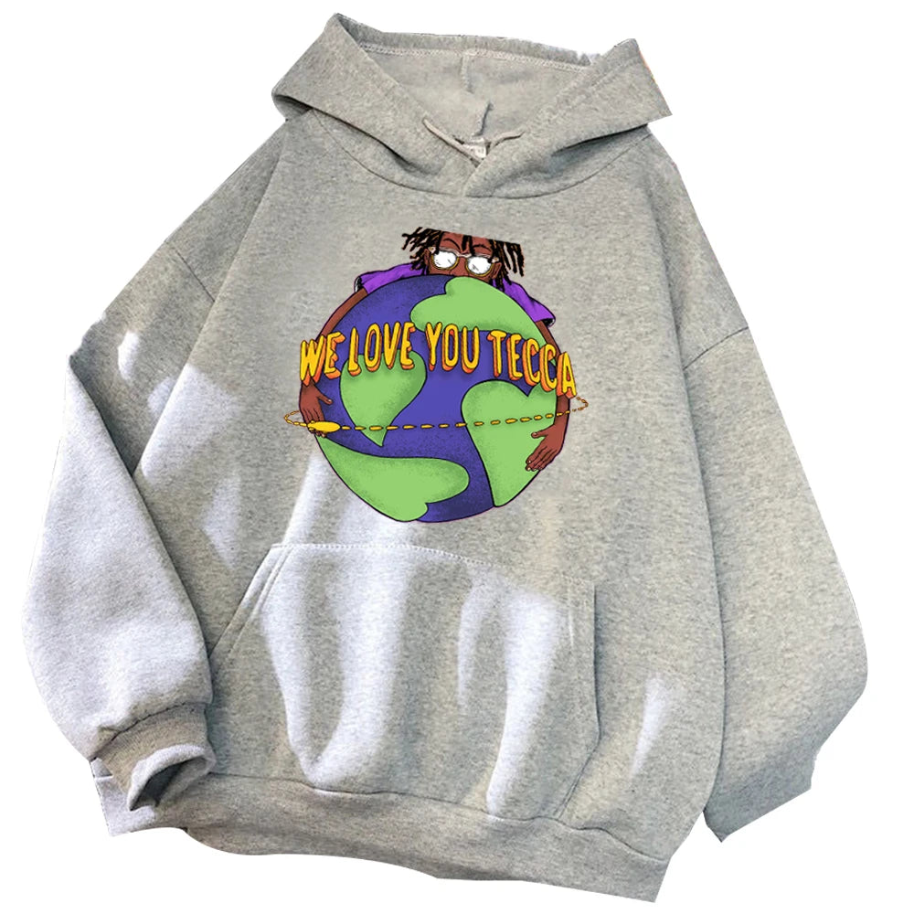Lil Tecca Hoodie We Love You Tecca Hoodie Tecca Album Cover Sweatshirt Fan Gifts Hoodie Harajuku Pullover Tops Streetwear Unisex