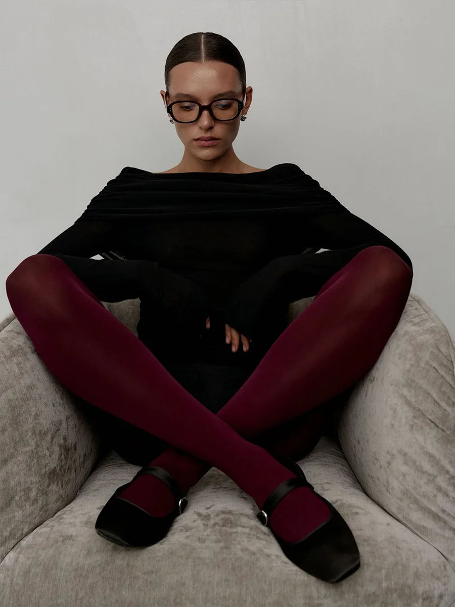 Off Shoulder Women Gray Sweater Knitwears Top Long Sleeve Pullovers Tops Outerwears Sweaters Clothing Red Black White Brown New