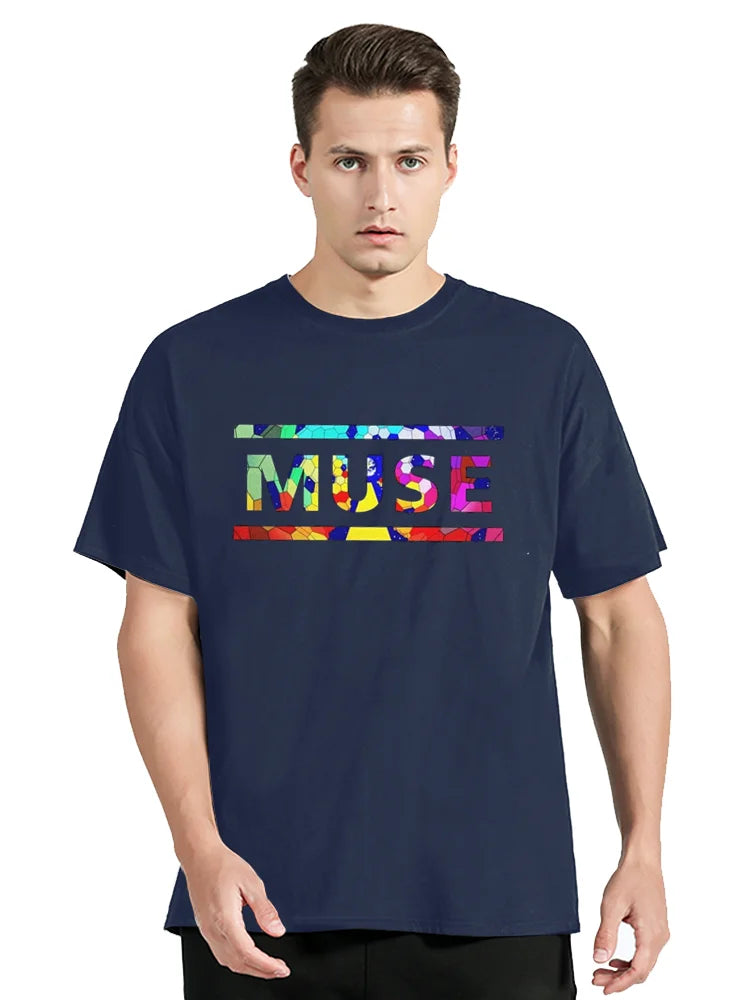 Classic Muse T Shirt The Resistance T-Shirt Cheap Discount Vintage TShirt Men Clothing Oversized Graphic Tees Tops