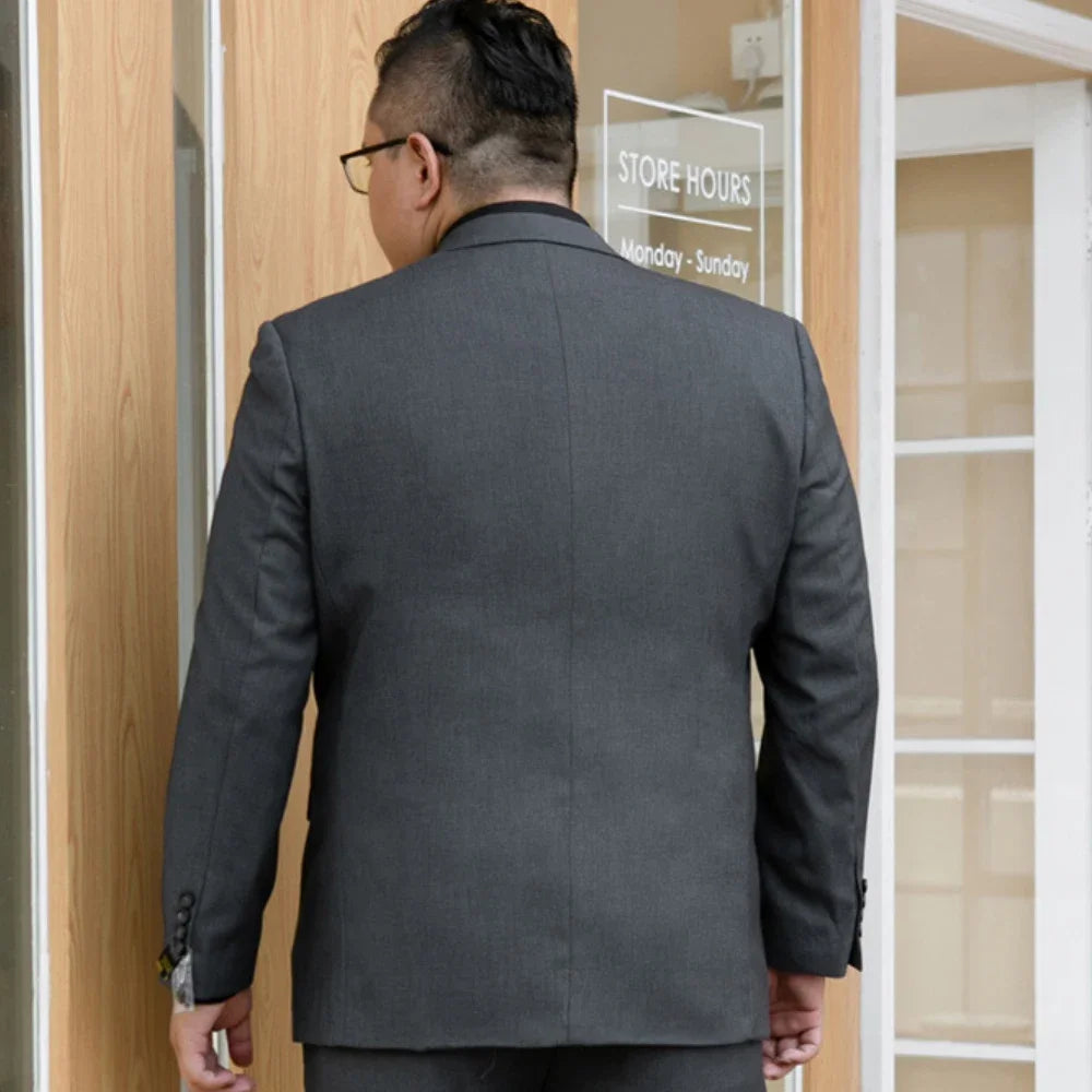 Upto 16XL fits 200kg, 440lbs Groom Wedding Dress Blazer and Pants for Men, Tailored to Perfection, Big and Tall Mens, Plus Size