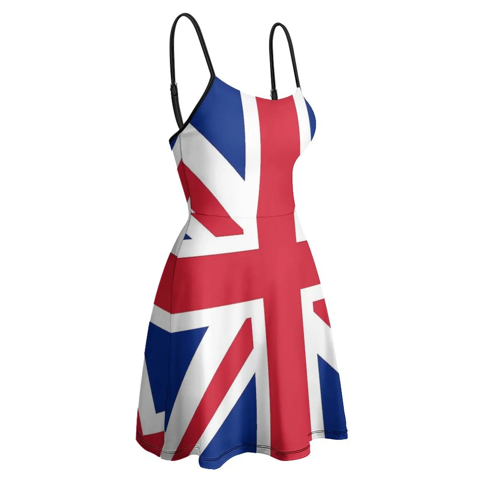 Flag United Kingdom Women's Sling Dress Funny Sexy  Woman's Gown Funny Novelty  Clubs The Dress