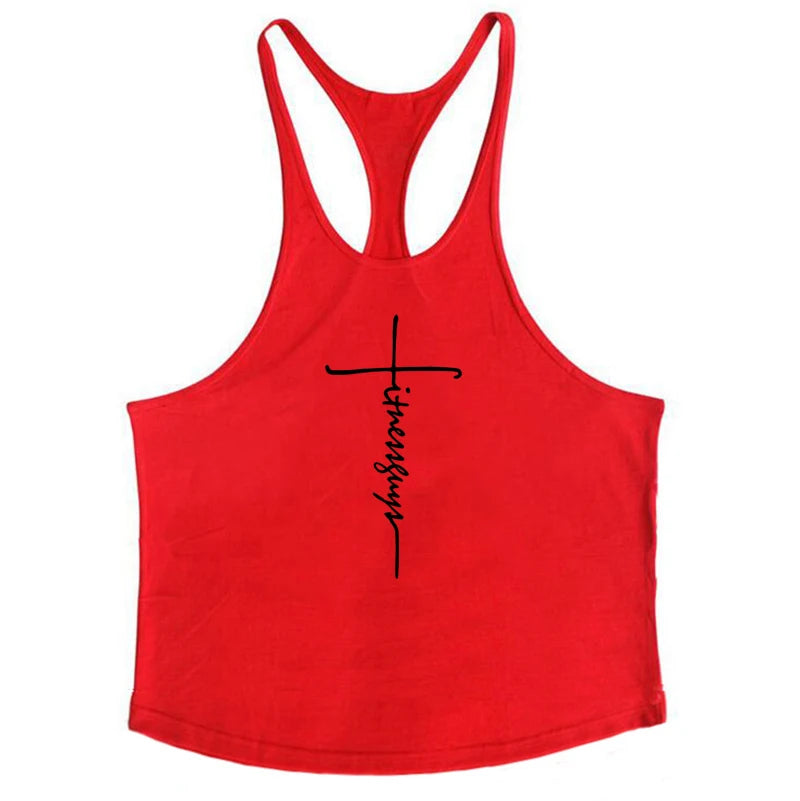 New Brand Gyms Clothing Mens Bodybuilding Tank Top Cotton Sleeveless Vest Sweatshirt Fitness Workout Sportswear Tops for Male