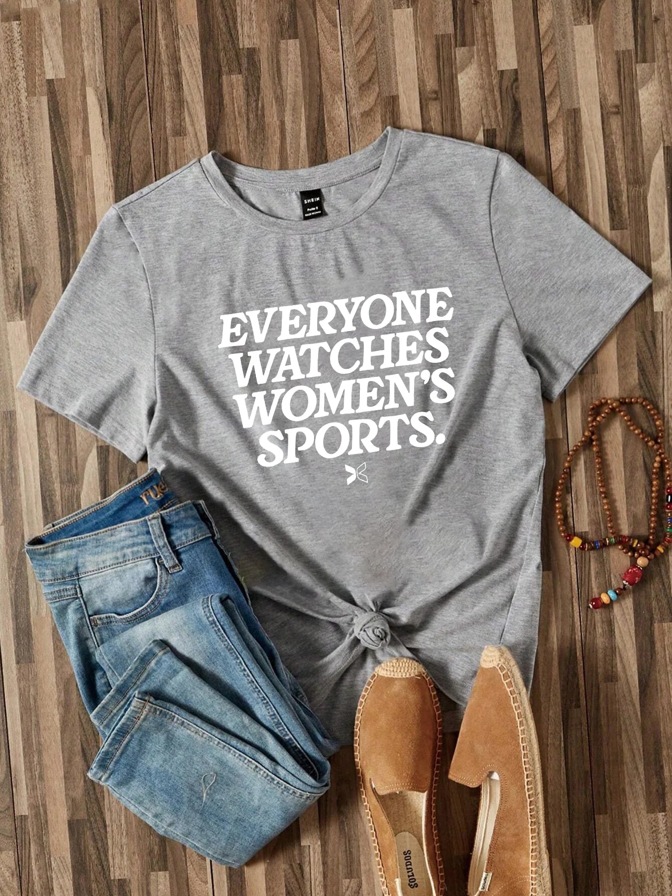 Everyone Watches Women's Sports Women T Shirt Summer Fashion Short Sleeved T-shirt Printed O-neck Casual T-shirt