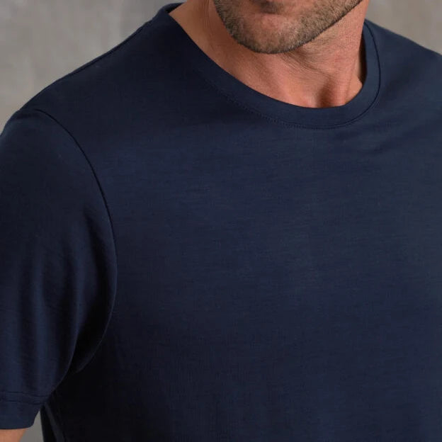 Men's Merino Wool Base Layer Tee T-Shirt 180GSM Wicking Breathable Quick Dry Anti-Odor ASIA Size