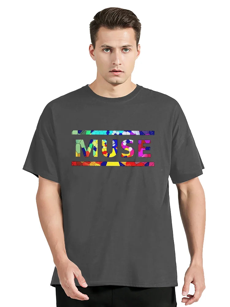 Classic Muse T Shirt The Resistance T-Shirt Cheap Discount Vintage TShirt Men Clothing Oversized Graphic Tees Tops