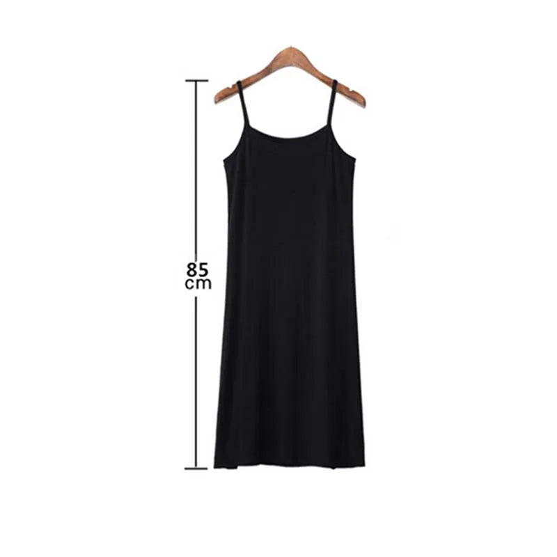 Petticoat Suitable for Short Skirt Women's Plain Tight-fitting Dress Home Service Suspender Nightdress Bottoming Skirt Bag Hip