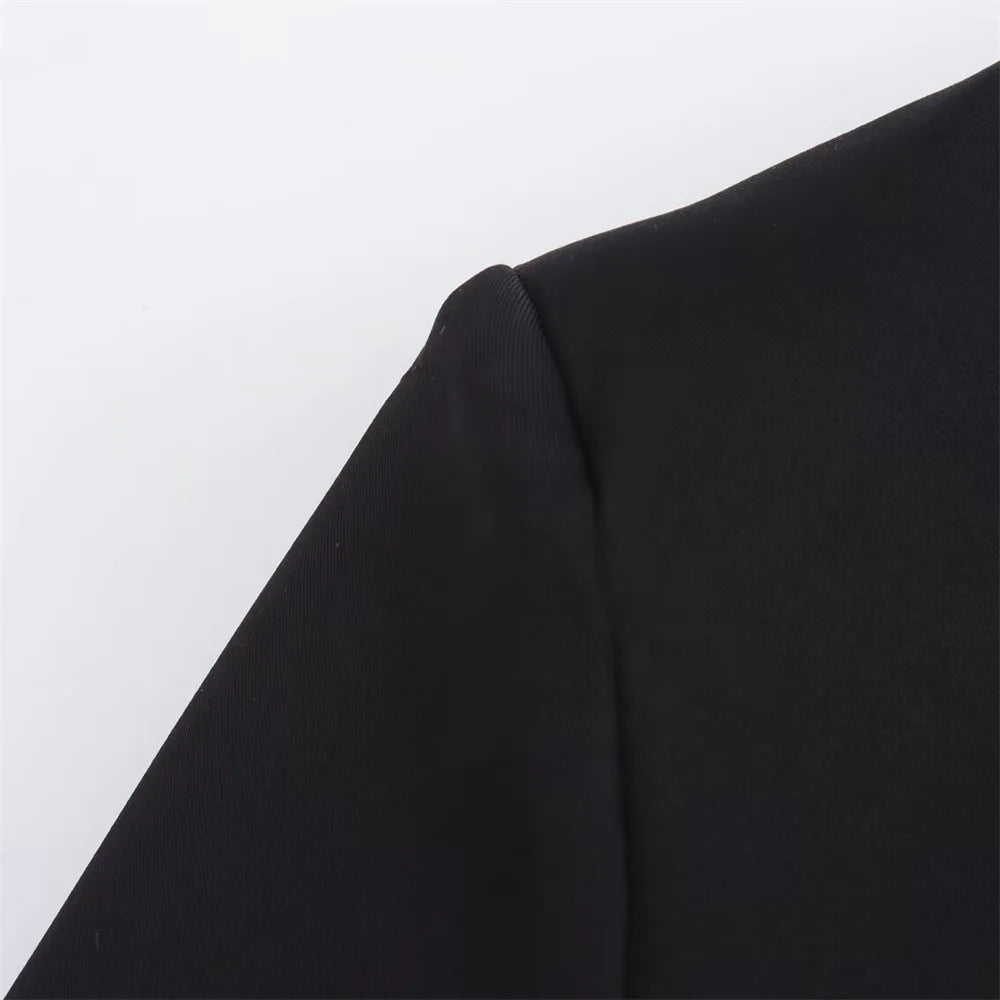 2024 autumn new women's clothing European and American style fashionable bow decoration loose suit jacket