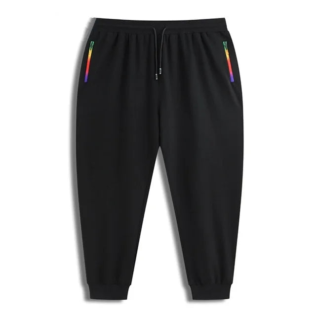 Spring Autumn Men sports pants sweatpants plus size 8XL 11XL 12XL 15XL Big size oversize pants elasticity zipper loose 85-210KG