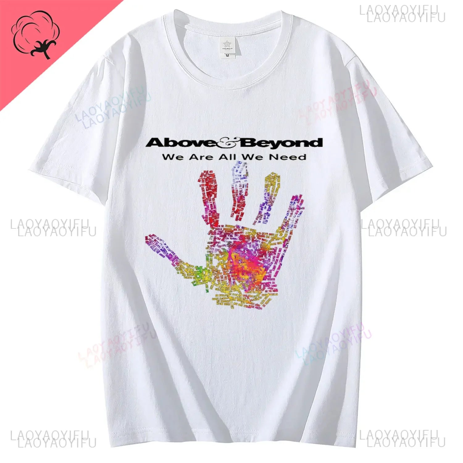 ANJUNABEATS Above & Beyond DJ Trance Music Printed 100% Cotton T Shirts Short Sleeve We Are We Need Tees Street Wear T Shirt Top