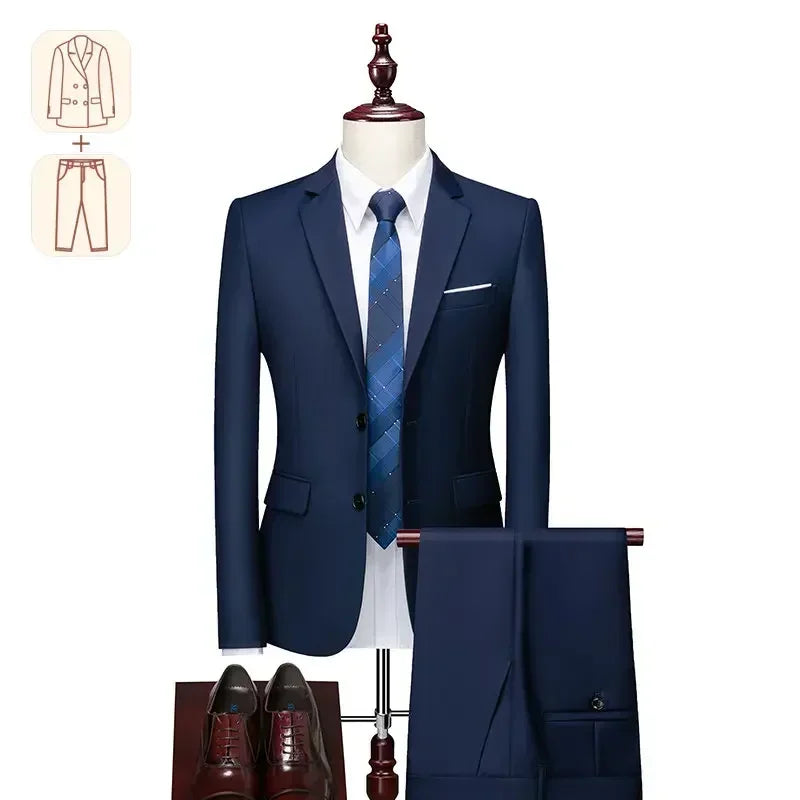 Upto 16XL fits 200kg, 440lbs Groom Wedding Dress Blazer and Pants for Men, Tailored to Perfection, Big and Tall Mens, Plus Size