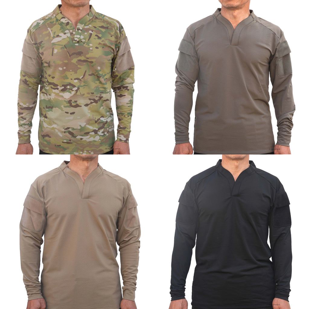 SMTP002 Cag Style Tactical Shirt Breathable Combat Shirt Men Long Sleeves