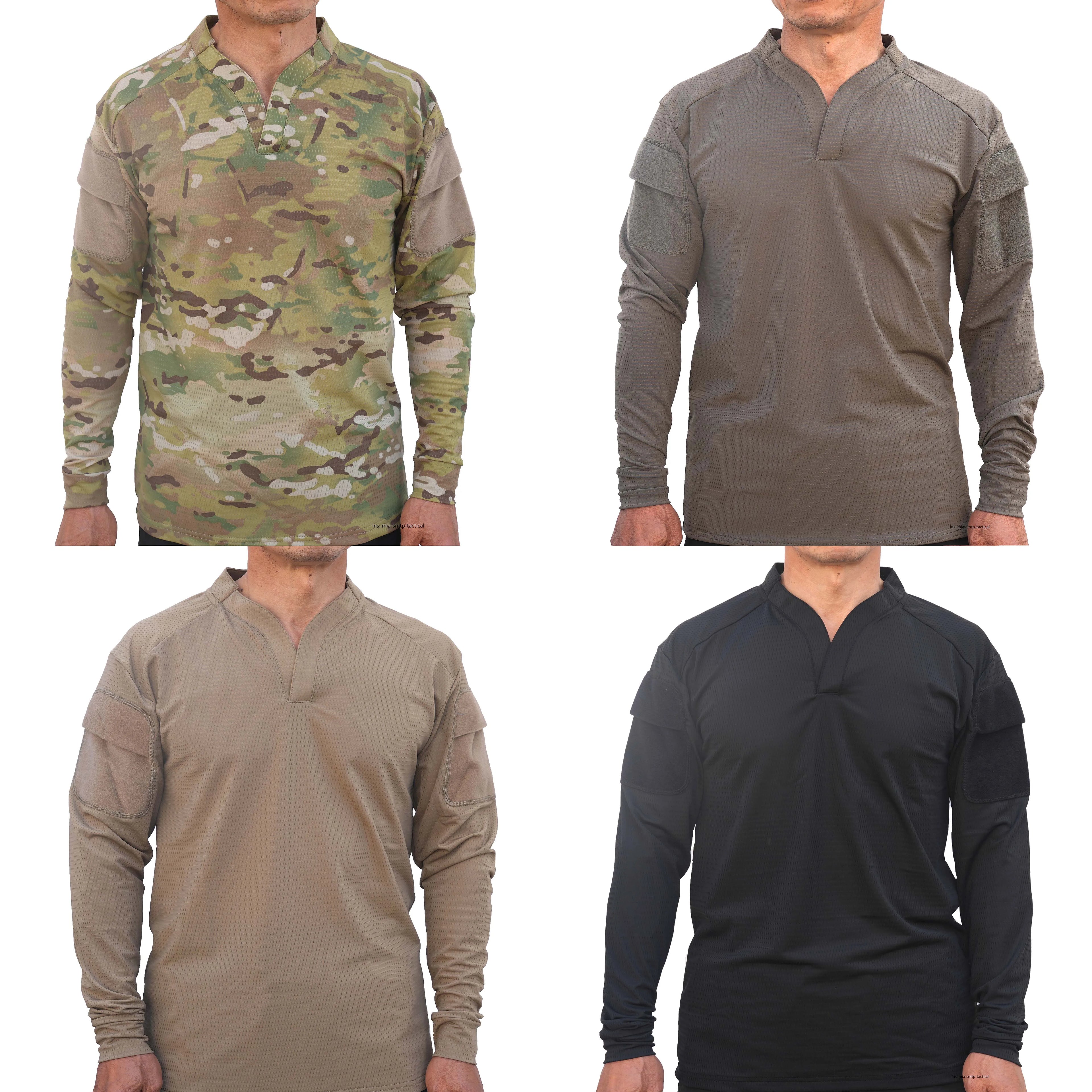 SMTP002 Cag Style Tactical Shirt Breathable Combat Shirt Men Long Sleeves