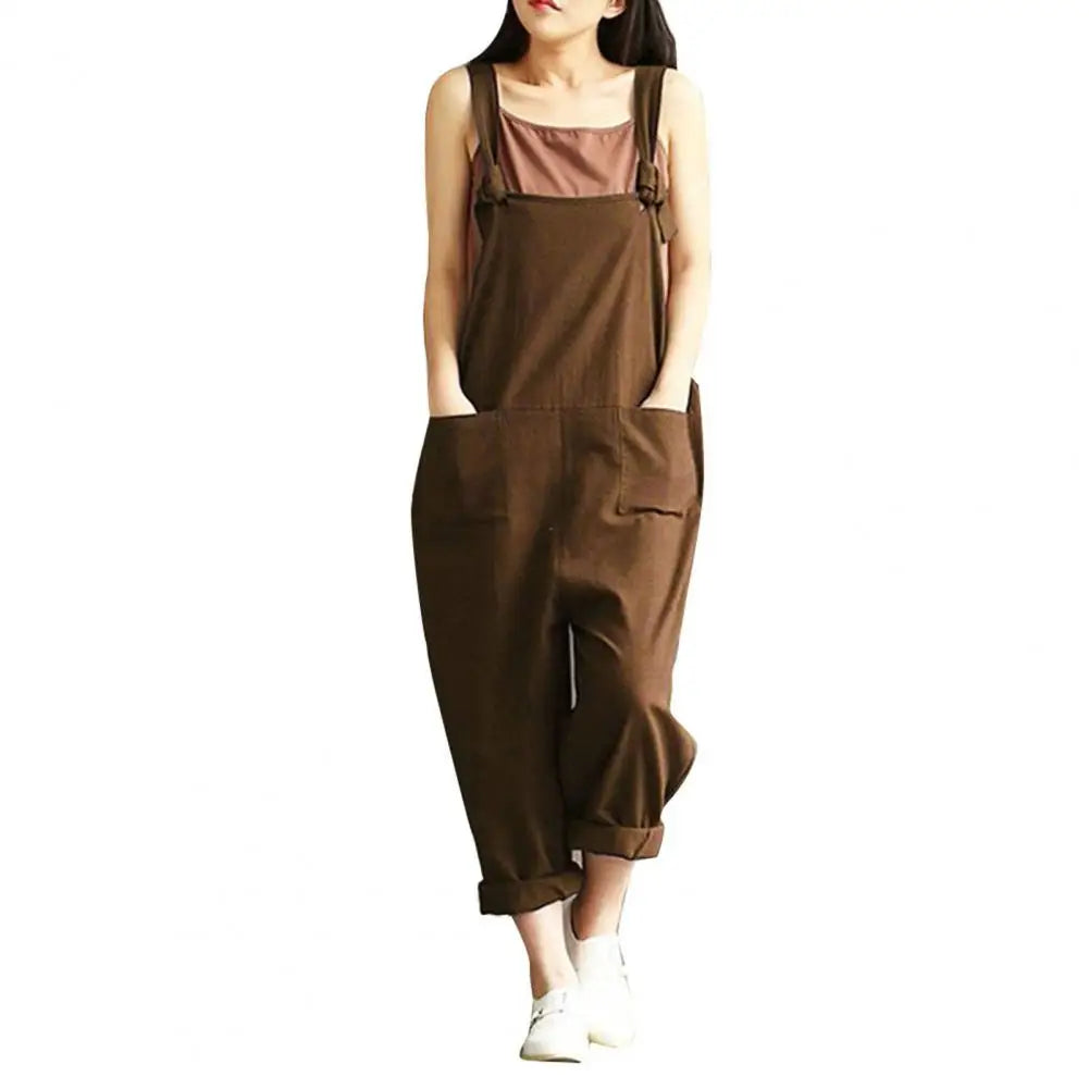 Special  Women Jumpsuits Portable Casual Suspenders Skin-friendly Straps Design Jumpsuits for Dating