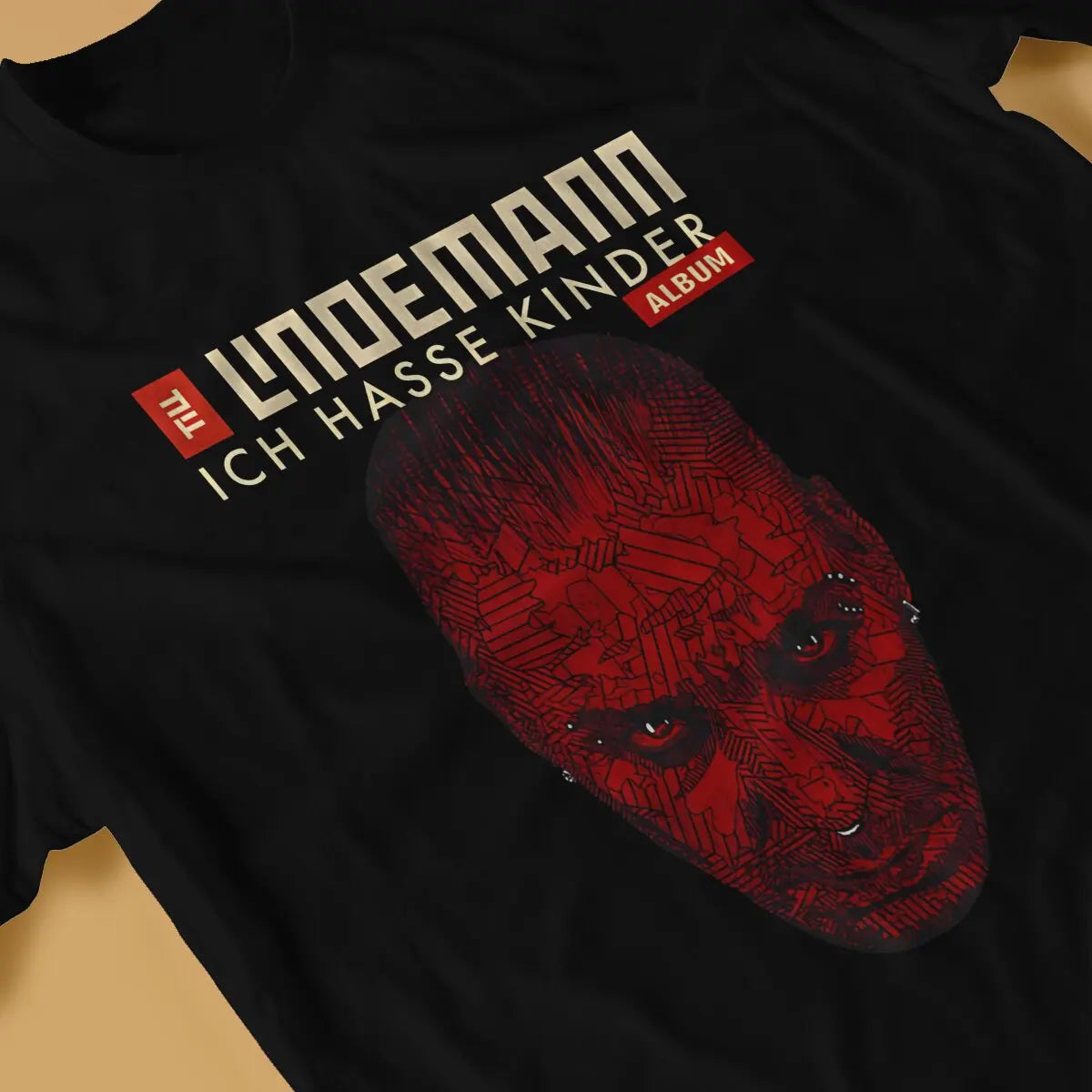 Men T-Shirts Angry style Funny 100% Cotton Tees Short Sleeve Lindemann T Shirts Round Collar Tops Gift Idea