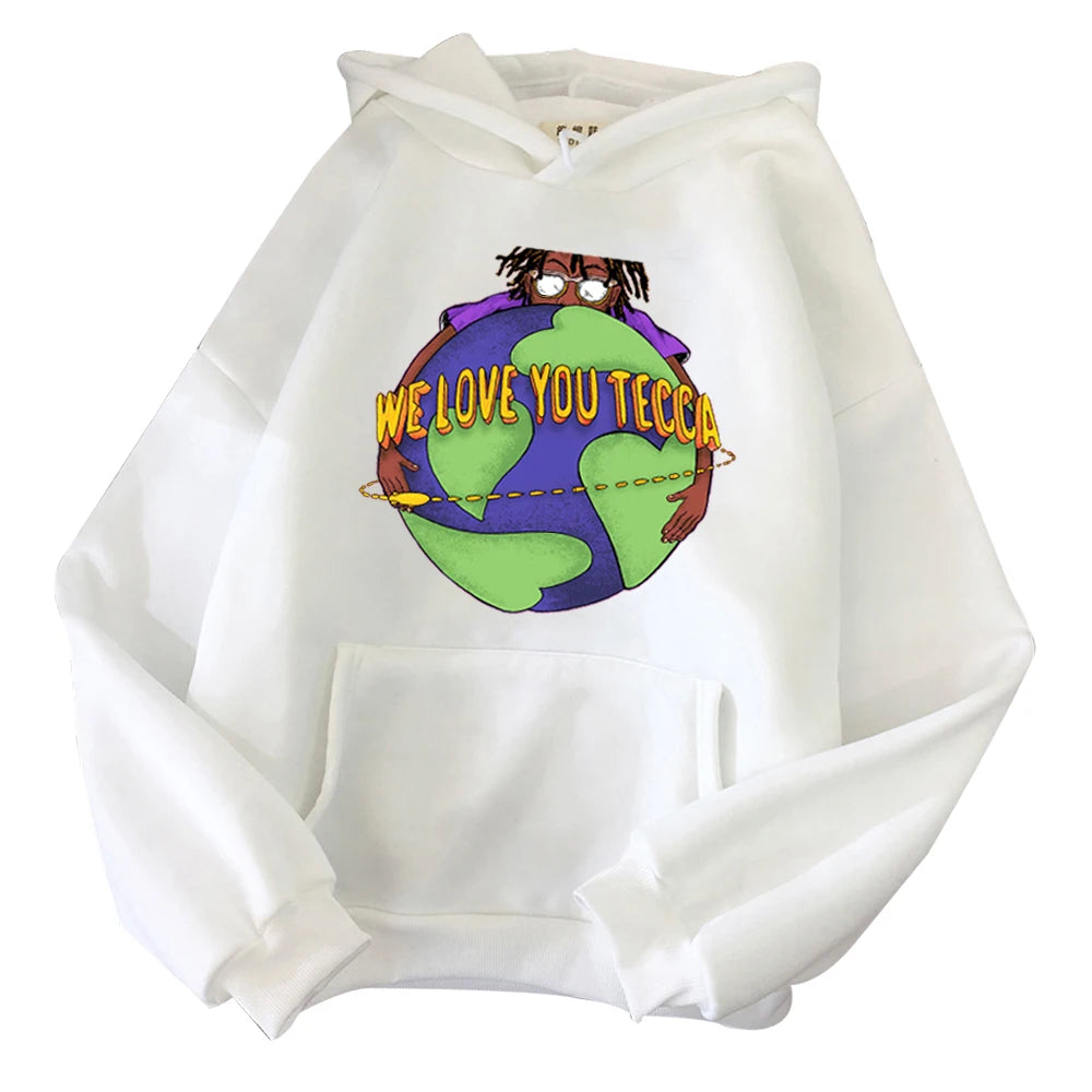 Lil Tecca Hoodie We Love You Tecca Hoodie Tecca Album Cover Sweatshirt Fan Gifts Hoodie Harajuku Pullover Tops Streetwear Unisex